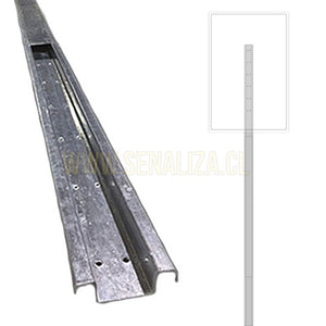 Poste Omega Galvanizado 2 Mts 2,5mm