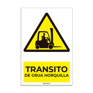 Tránsito de Grúa Horquilla