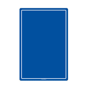 Señalética Vertical Azul