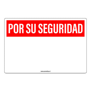 Señalética por su Seguridad