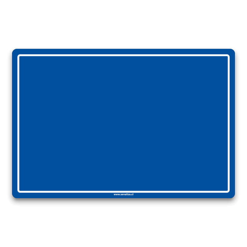 Señalética Azul