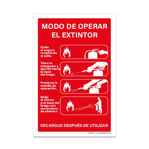 Modo de Operar Extintor