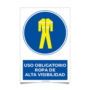 Uso Obligatorio Protección de Alta Visibilidad B